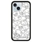 Custodia per telefono WildFlow Clock con motivo a pecore., For iPhone 15 Plus, For iPhone 15