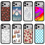 Custodia per telefono WildFlow Clock con motivo a pecore., For iPhone 16, For iPhone 15 Pro Max, For iPhone 15 Pro
