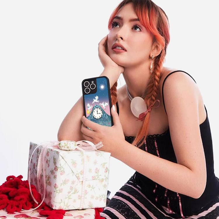 Custodia per telefono WildFlow Clock con motivo a pecore., For iPhone 17 Pro Max, For iPhone 17 Pro, For iPhone 17