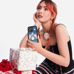 Custodia per telefono WildFlow Clock con motivo a pecore., For iPhone 16, For iPhone 15 Pro Max, For iPhone 15 Pro