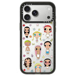 Custodia per telefono in acrilico trasparente con pulsante di controllo della fotocamera della serie YUY., For iPhone 17 Pro Max, For iPhone 17 Pro, For iPhone 17