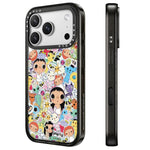 Custodia per telefono in acrilico trasparente con motivo serie YUY, For iPhone 16 Pro Max, For iPhone 16 Pro, For iPhone 16 Plus, For iPhone 16, For iPhone 15 Pro Max, For iPhone 15 Pro, For iPhone 15 Plus, For iPhone 15