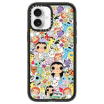 Custodia per telefono in acrilico trasparente con motivo serie YUY, For iPhone 16 Pro Max, For iPhone 16 Pro, For iPhone 16 Plus, For iPhone 16, For iPhone 15 Pro Max, For iPhone 15 Pro, For iPhone 15 Plus, For iPhone 15