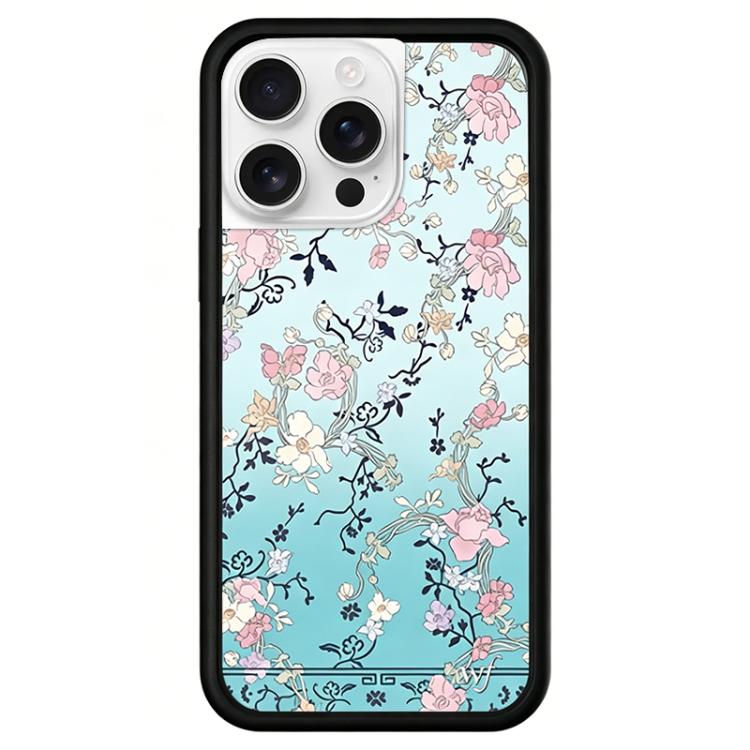 Custodia per telefono con motivo WildFlow Party Series, For iPhone 16 Pro Max, For iPhone 16 Pro, For iPhone 16 Plus