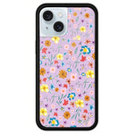 Custodia per telefono con motivo WildFlow Party Series, For iPhone 15 Plus, For iPhone 15