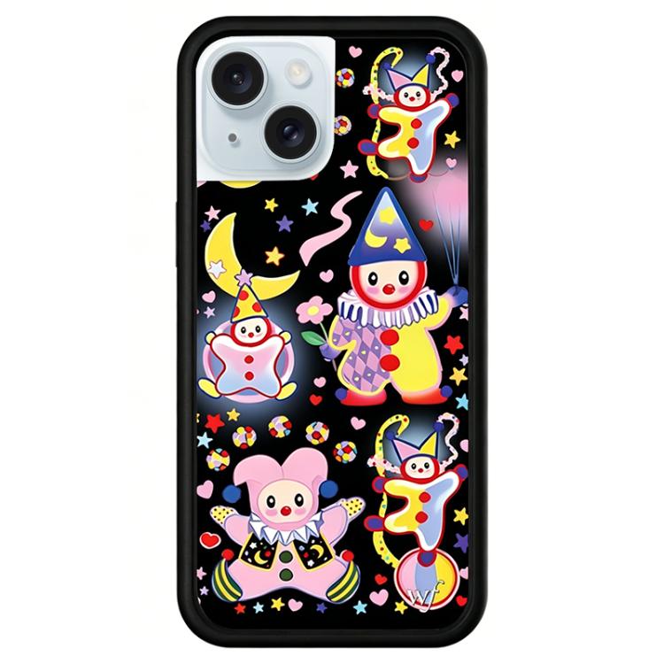 Custodia per telefono con motivo WildFlow Party Series, For iPhone 15 Plus, For iPhone 15