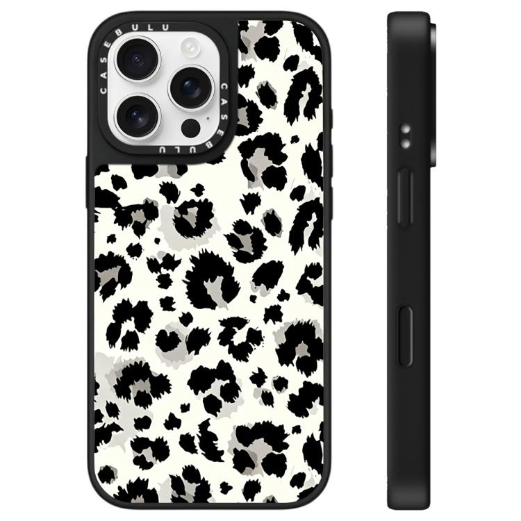 Custodia per telefono a specchio con motivo leopardato e stelle, For iPhone 16 Pro Max, For iPhone 16 Pro, For iPhone 16 Plus