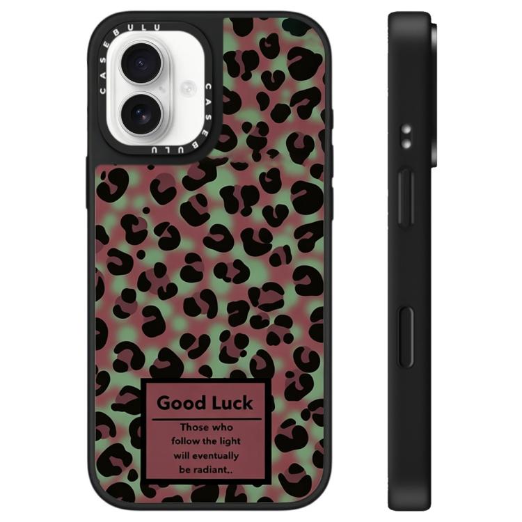Custodia per telefono a specchio con motivo leopardato e stelle, For iPhone 16 Pro Max, For iPhone 16 Pro, For iPhone 16 Plus