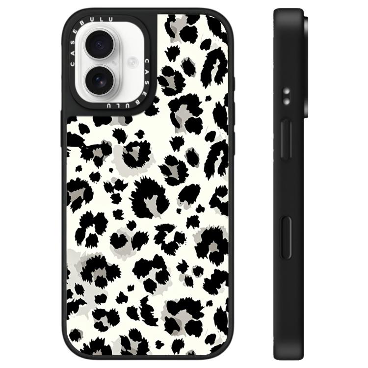 Custodia per telefono a specchio con motivo leopardato e stelle, For iPhone 16 Pro Max, For iPhone 16 Pro, For iPhone 16 Plus