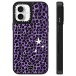 Custodia per telefono a specchio con motivo leopardato e stelle, For iPhone 16, For iPhone 15 Pro Max, For iPhone 15 Pro