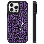Custodia per telefono a specchio con motivo leopardato e stelle, For iPhone 16, For iPhone 15 Pro Max, For iPhone 15 Pro