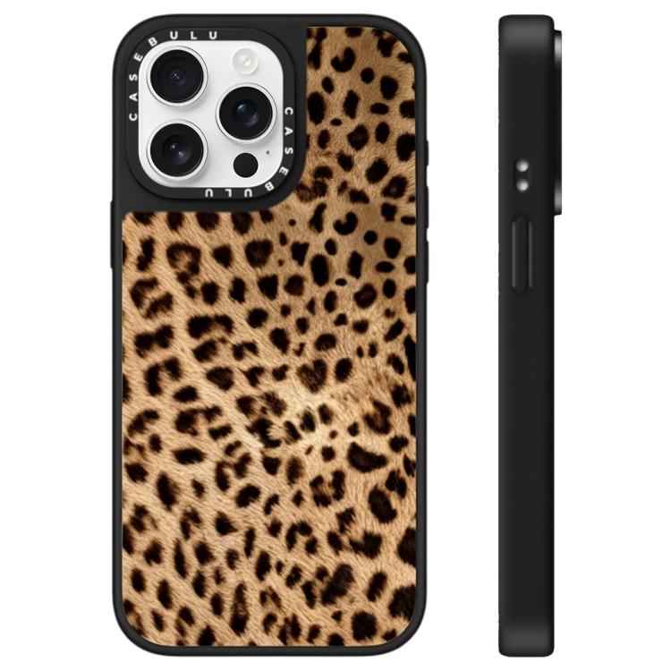Custodia per telefono a specchio con motivo leopardato e stelle, For iPhone 16, For iPhone 15 Pro Max, For iPhone 15 Pro