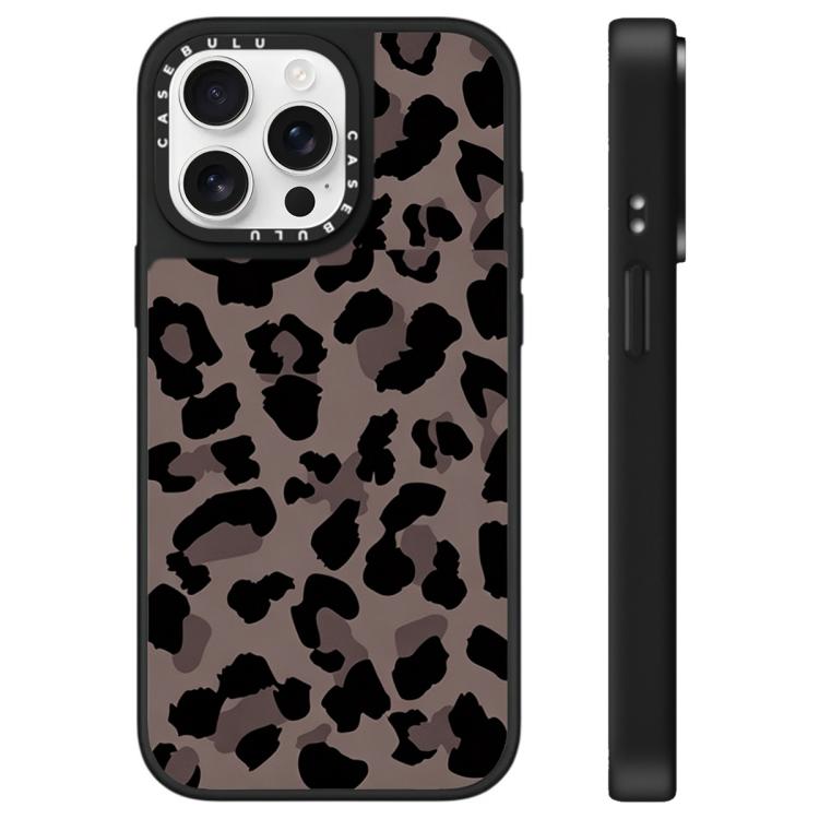 Custodia per telefono a specchio con motivo leopardato e stelle, For iPhone 16, For iPhone 15 Pro Max, For iPhone 15 Pro
