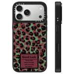 Custodia per telefono con specchio e pulsante di controllo della fotocamera con motivo leopardato e stelle., For iPhone 17 Pro Max, For iPhone 17 Pro, For iPhone 17