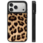 Custodia per telefono con specchio e pulsante di controllo della fotocamera con motivo leopardato e stelle., For iPhone 17 Pro Max, For iPhone 17 Pro, For iPhone 17