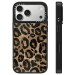 Custodia per telefono con specchio e pulsante di controllo della fotocamera con motivo leopardato e stelle., For iPhone 17 Pro Max, For iPhone 17 Pro, For iPhone 17
