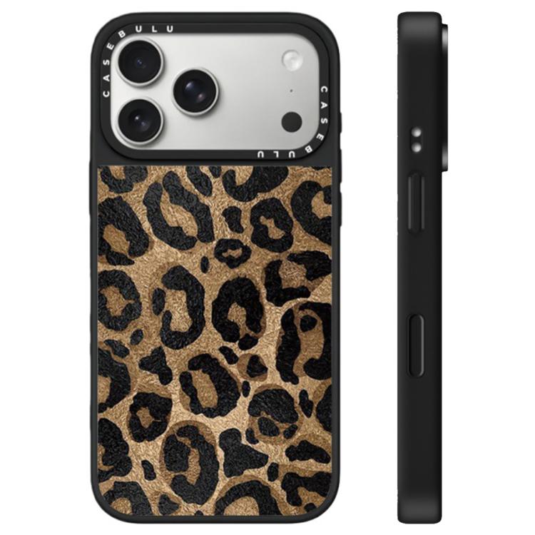 Custodia per telefono con specchio e pulsante di controllo della fotocamera con motivo leopardato e stelle., For iPhone 17 Pro Max, For iPhone 17 Pro, For iPhone 17