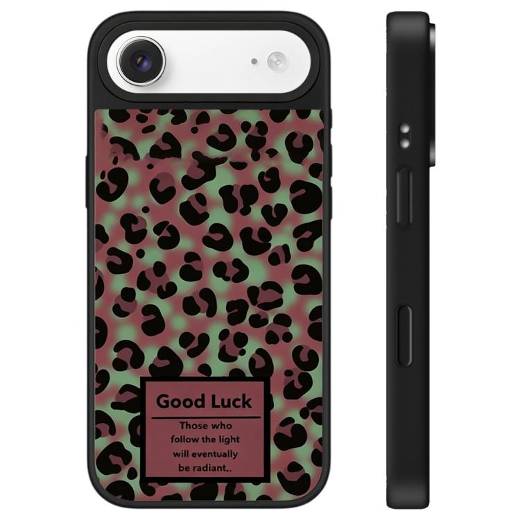 Custodia per telefono con specchio e pulsante di controllo della fotocamera con motivo leopardato e stelle., For iPhone Air