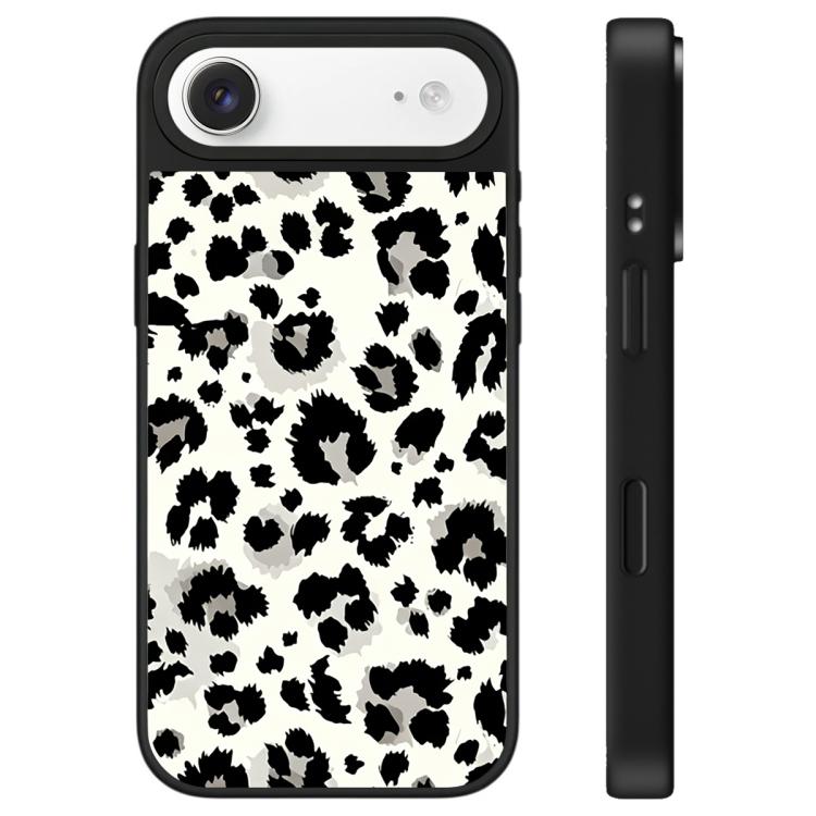 Custodia per telefono con specchio e pulsante di controllo della fotocamera con motivo leopardato e stelle., For iPhone Air