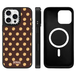 Custodia magnetica per telefono con specchio a specchio e motivo leopardato a stelle., For iPhone 16 Pro Max, For iPhone 16 Pro, For iPhone 16 Plus