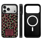 Serie Stelle Leopardo Motivo Pulsante di controllo della fotocamera Specchio Custodia magnetica per telefono, For iPhone 17 Pro Max, For iPhone 17 Pro, For iPhone 17