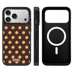 Serie Stelle Leopardo Motivo Pulsante di controllo della fotocamera Specchio Custodia magnetica per telefono, For iPhone 17 Pro Max, For iPhone 17 Pro, For iPhone 17