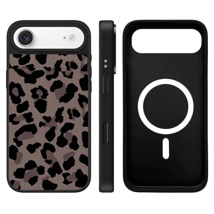 Serie Stelle Leopardo Motivo Pulsante di controllo della fotocamera Specchio Custodia magnetica per telefono, For iPhone Air