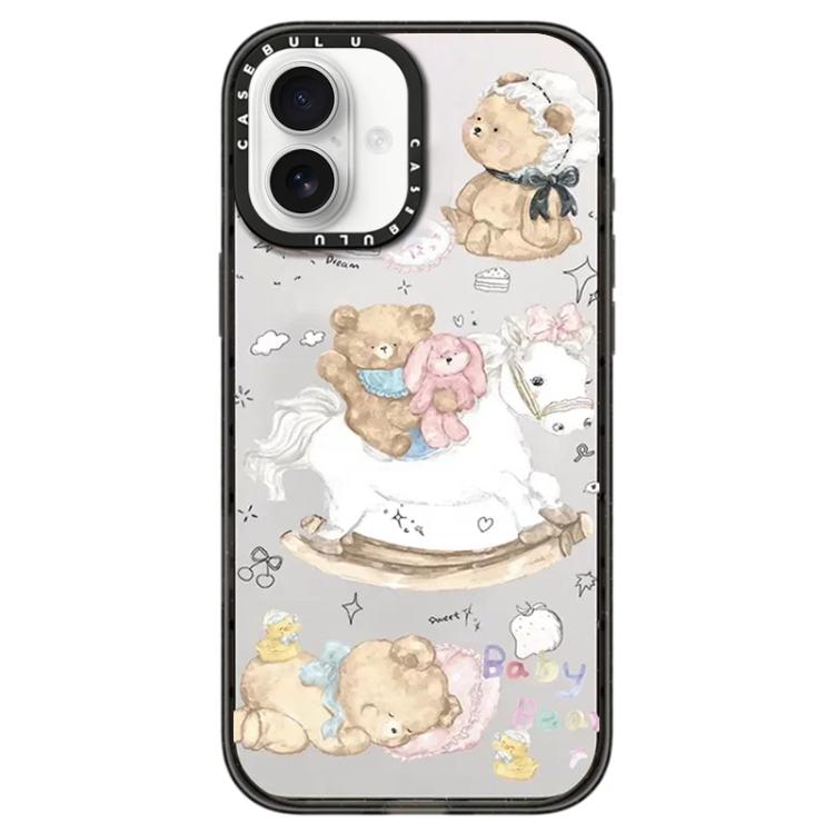 Custodia per telefono in acrilico trasparente con motivo Hi Forest Series, For iPhone 16 Plus, For iPhone 16