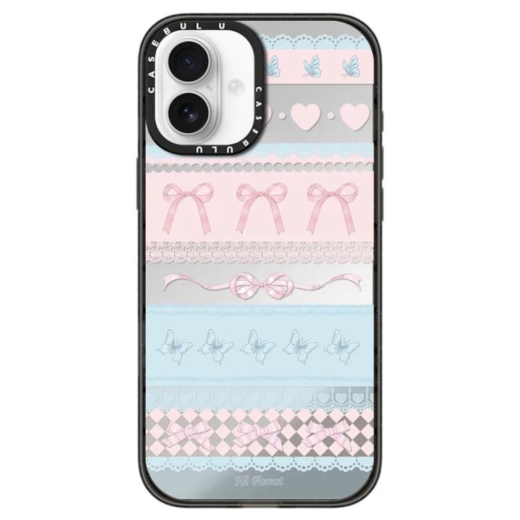 Custodia per telefono in acrilico trasparente con motivo Hi Forest Series, For iPhone 16 Plus, For iPhone 16