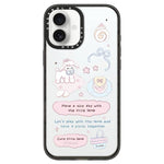 Custodia per telefono in acrilico trasparente con motivo Hi Forest Series, For iPhone 16 Plus, For iPhone 16