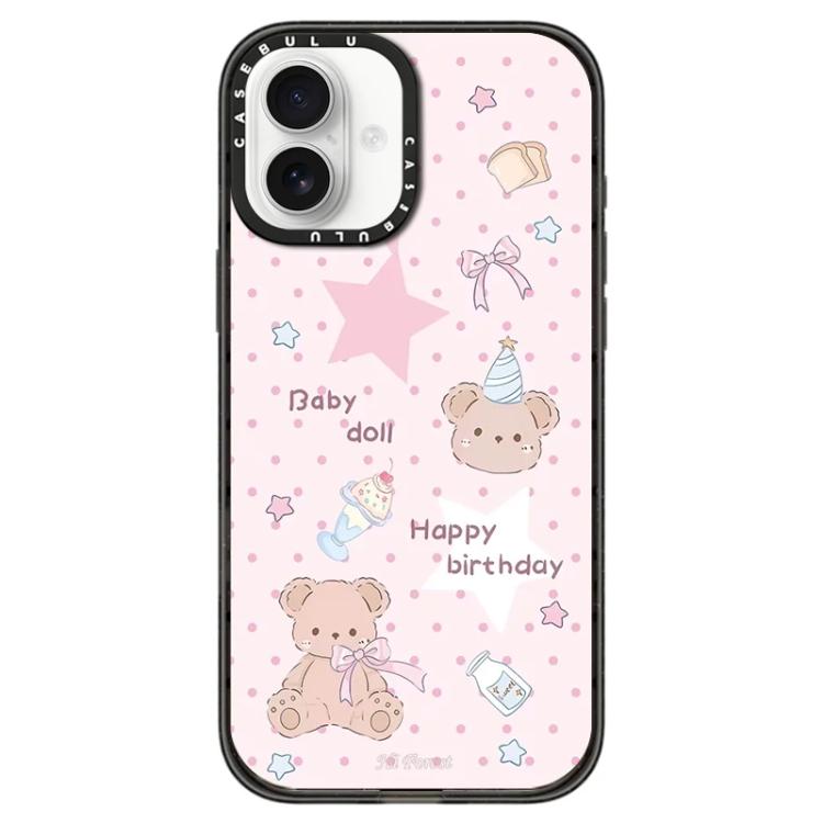 Custodia per telefono in acrilico trasparente con motivo Hi Forest Series, For iPhone 16 Plus, For iPhone 16