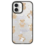 Custodia per telefono in acrilico trasparente con motivo Hi Forest Series, For iPhone 16 Plus, For iPhone 16