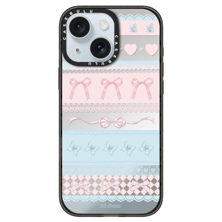 Custodia per telefono in acrilico trasparente con motivo Hi Forest Series, For iPhone 15 Plus, For iPhone 15