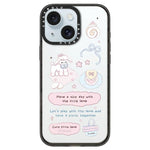 Custodia per telefono in acrilico trasparente con motivo Hi Forest Series, For iPhone 15 Plus, For iPhone 15