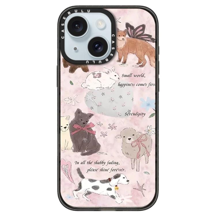 Custodia per telefono in acrilico trasparente con motivo Hi Forest Series, For iPhone 15 Plus, For iPhone 15