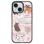 Custodia per telefono in acrilico trasparente con motivo Hi Forest Series, For iPhone 15 Plus, For iPhone 15