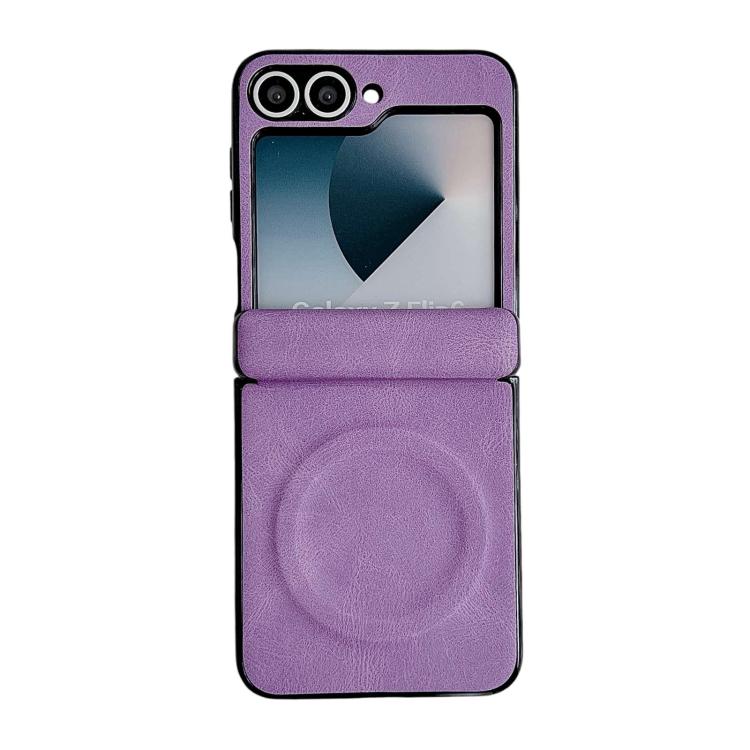 Custodia per telefono antiurto magnetica in ecopelle vegana Axis, For Galaxy Z Flip6 / 7 FE, For Galaxy Z Flip7 5G, For Galaxy Z Flip5