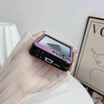 Custodia per telefono antiurto Axis in ecopelle vegana, For Galaxy Z Flip6 / 7 FE, For Galaxy Z Flip7 5G, For Galaxy Z Flip5