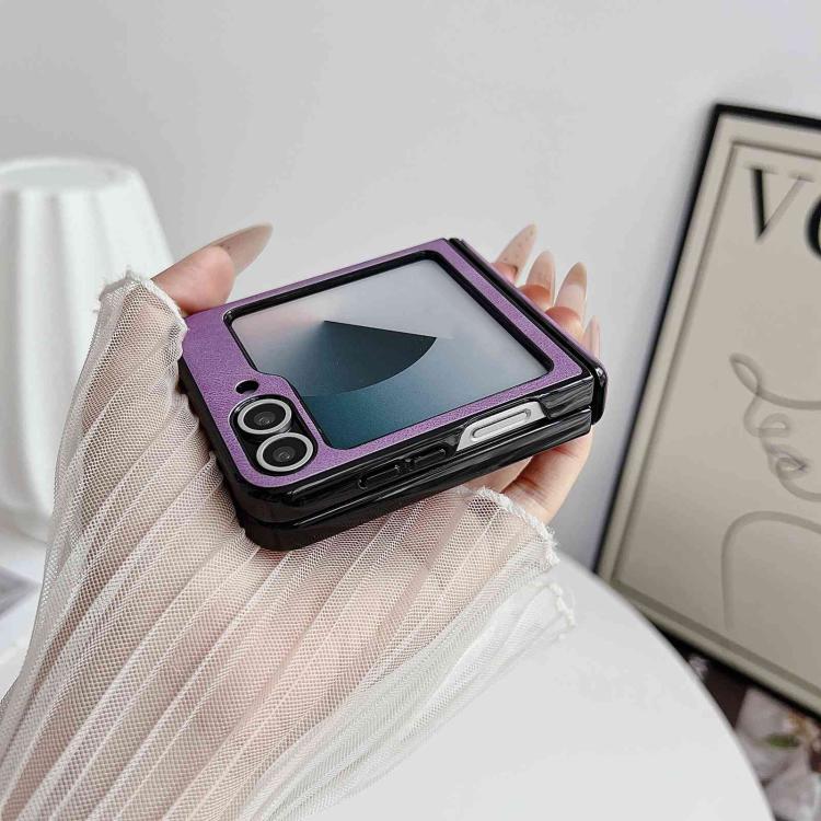 Custodia per telefono antiurto Axis in ecopelle vegana, For Galaxy Z Flip6 / 7 FE, For Galaxy Z Flip7 5G, For Galaxy Z Flip5