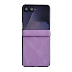 Custodia per telefono antiurto Axis in ecopelle vegana, For Galaxy Z Flip6 / 7 FE, For Galaxy Z Flip7 5G, For Galaxy Z Flip5