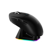 Mouse da gioco wireless SOLA SM820 Tri-Mode da 22000 DPI e 1000 Hz con base di ricarica RGB.