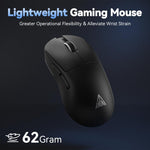 Mouse da gioco wireless SOLA SM822 Tri-Mode da 24000 DPI a 1000 Hz con base di ricarica RGB.