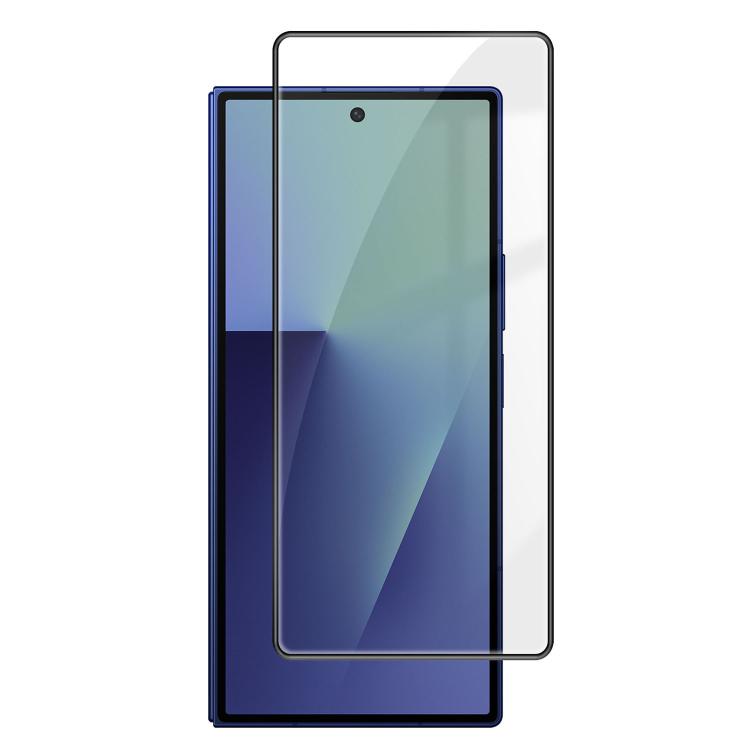 Pellicola in vetro temperato HD Kalebol ad alto contenuto di alluminio, serigrafata a copertura totale, anti-impronta, con bordo nero., For Galaxy Z Fold8 Ultra 5G Outer Screen