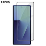 10 pezzi Kalebol Pellicola in vetro temperato HD ad alto contenuto di alluminio, serigrafata, a copertura totale, anti-impronta, con bordo nero, For Galaxy Z Fold8 Ultra 5G Outer Screen