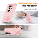Custodia per telefono MagSafe con supporto girevole, For Galaxy S26+ 5G, For Galaxy S26 Ultra 5G, For Galaxy S26 5G