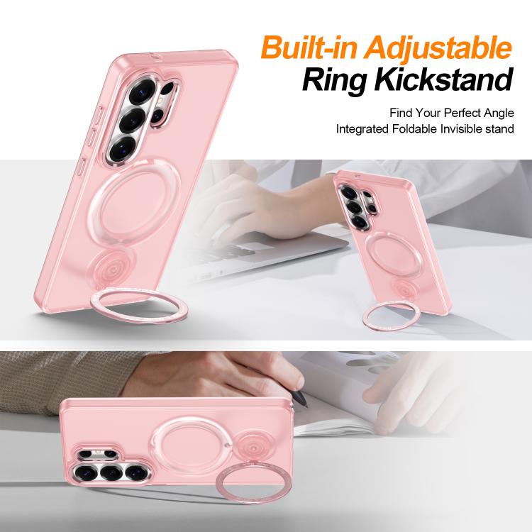 Custodia per telefono MagSafe con supporto girevole, For Galaxy S26+ 5G, For Galaxy S26 Ultra 5G, For Galaxy S26 5G