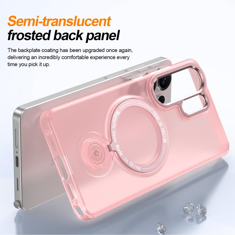 Custodia per telefono MagSafe con supporto girevole, For Galaxy S26+ 5G, For Galaxy S26 Ultra 5G, For Galaxy S26 5G
