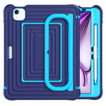 Custodia ibrida in silicone ondulato per PC e tablet con maniglia e tracolla, For iPad Air 11 2026 / 2025 / 2024, For iPad mini 2024 / mini 6