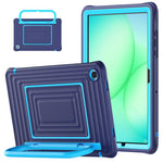 Custodia ibrida in silicone ondulato per PC e tablet con maniglia e tracolla, For Galaxy Tab A11+ / A9+