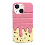 Custodia per telefono in silicone a forma di caramelle e cioccolato, For iPhone 14, For iPhone 14 Pro, For iPhone 14 Pro Max, For iPhone 13 Pro Max, For iPhone 13 Pro, For iPhone 13, For iPhone 12 Pro Max